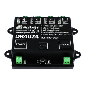 Digikeijs DR4024 1x Servodecoder für 4 Servos Schaltausgängen -NEU