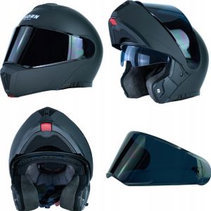Horn H929 Klapphelm schwarz matt M (57 - 58cm) + 2 Visire | Intercom-fähig | NEU ECE 22-06! Horn H929 Klapphelm schwarz matt M (57 - 58cm) + 2 Visire | Intercom-fähig | NEU ECE 22-06!