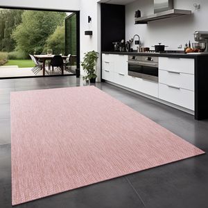 TT Home Teppich Für Outdoor Küchenteppich Balkon Terrasse Unifarbenes Design Modern Größe 120x160 cm