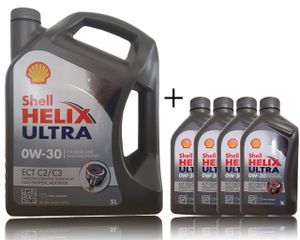 Shell Helix Ultra ECT C2/C3 0W-30  1x5+4x1 Liter