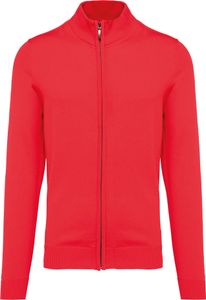 Kariban Herren Cardigan mit Reißverschluss