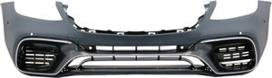 Frontstoßstange für Mercedes S-Klasse W222 Facelift 17+ S63 Look Schwarz Gitter