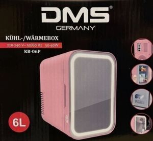 DMS® Kühl- und Heizbox, Mini-Kühlschrank, Minibar, 6 Liter, pink