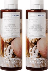 KORRES Pfirsichblüten - Duschgel 2x250ml KORRES Pfirsichblüten - Duschgel 2x250ml
