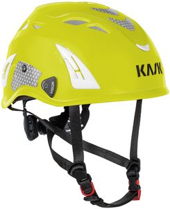 KASK Schutzhelm Superplasma PL Hi Viz - Arbeitsschutzhelm, Bergsteigerhelm, Industriekletterhelm - Gr. 52 - 61 cm Universal-einstellbar Farbe:gelb