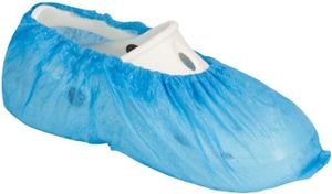 Papstar Medi-Inn Überschuhe blau 41x15 cm 100 Stück 1er Pack