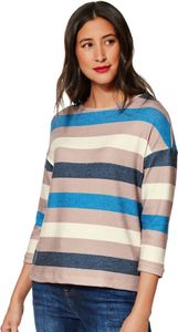 29592 Street One, ,  Damen Pullover, Feinstrick, multicolor gestreift, 40