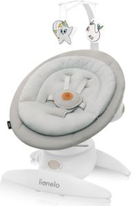 Lionelo Babywippen Mell elektrischer Schaukelstuhl mit Melodien bis zu 9 kg - Beige