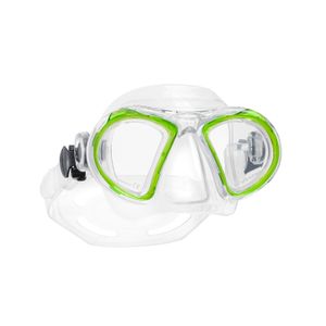 Scubapro Child2 Kindermaske - Schnorchelbrille Silikon ab 4 Jahre, Farbe:grün
