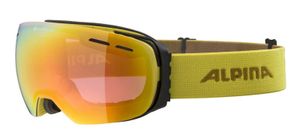 Alpina Erwachsene Skibrille GRANBY Quattroflex Varioflex Multi Mirror gelb