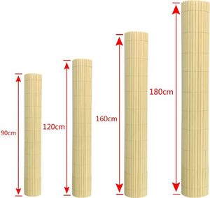 YARDIN PVC rohož pro ochranu soukromí, plot, balkonová zástěna 120 x 500 cm, UV odolná a povětrnostním vlivům odolná zástěna pro ochranu soukromí na zahradní terase, bambusu