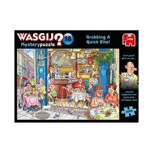 Jumbo Spiele 19179 - Wasgij Mystery 18 - Greifen Sie zu! - 1000 Teile Puzzle