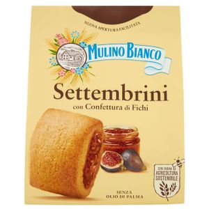 MULINO BIANCO Settembrini - Italienische Mürbekekse mit Feigenkonfitüre 300g x 6 Pack