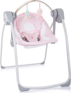 CHIPOLINO Detské hojdacie kreslo Felicity Pink