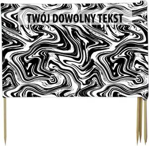 PARAWAN PLAŻOWY Abstrakcja z indywidualnym  napisem 8 PANELI 1.8