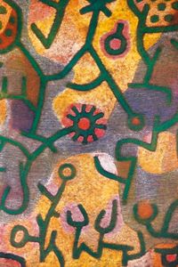 Paul Klee XXL Poster - Flora Am Felsen, 1940 (120 x 80 cm)