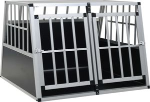 vidaXL Hundetransportbox mit Doppeltš¹r 94 x 88 x 69 cm