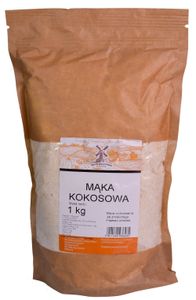 Mąka Kokosowa 1 kg - Świetny zapach, Prawdziwy kokos, Naturalna, Młyn Kopytowa