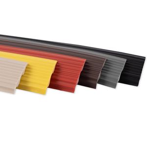 PVC-Einlage für Kombiprofile Anti-Rutsch-Einlage Treppenkantenprofil Stufenkantenprofil Rot 25 mm x 25 m