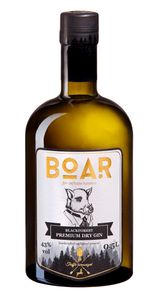 Boar Black Forest Premium Dry Gin harmonisiert mit Trüffel aus dem Schwarzwald | 43 % vol | 0,5 l