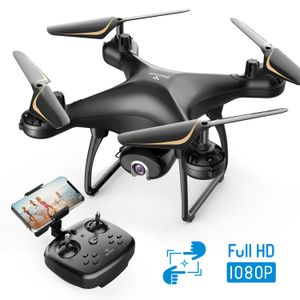 SNAPTAIN SP650 1080P Drohne mit Kamera für Erwachsene für Anfänger mit Sprachsteuerung, Gestensteuerung, Kreisflug, Hochgeschwindigkeitsrotation, Höhen halten, Headless-Modus