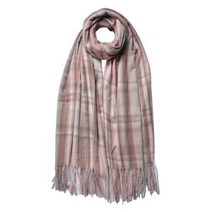 Juleeze Winterschal Damen 68x180 cm Rosa Beige