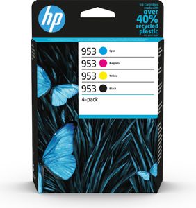 HP 953 4-pack originálních tiskových kazet černá/kyanová/purpurová/žlutá