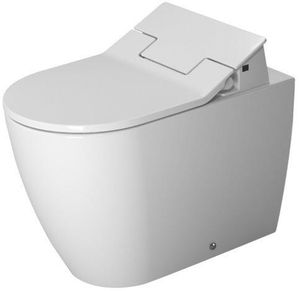 Duravit Stand-WC BACK-TO-WALL ME by Starck tief, 370 x 600 mm, SensoWash weiß