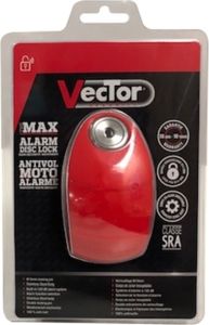 VECTOR The Max Alarm Disc Lock (120dB) - Ø14mm - Certifikát SRA VECTOR The Max Alarm Disc Lock (120dB) - Ø14mm - Certifikát SRA