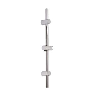 tecuro Brausestange 115 cm Wandstange SUN - mit variablen Wandbefestigungen, verchromt