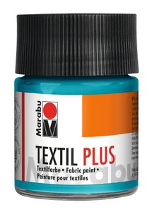 Marabu Textilfarbe "Textil Plus" karibik 50 ml auf Wasserbasis für dunkle Stoffe