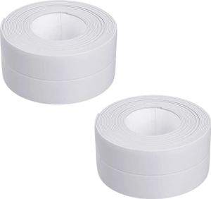 balenie 2 odolných, vodotesných tesniacich pásov do kuchyne a kúpeľne, 3,2 m, samolepiace, biele - F2ILLIN 1+1 zdarma