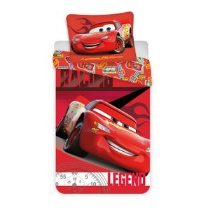 Disney Cars Bettwäsche Lightning McQueen Legend Pixar Kopfkissen Bettdecke 140x200
