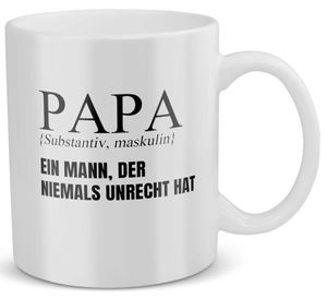 22Feels Papa Geschenk Vatertag Vater Tasse Geburtstag Kaffeetasse Männer Weihnachten Herrentag Geschenkidee
