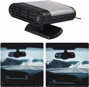 Ohřívač do auta, přenosný ohřívač do auta, 30 sekund rychlé ohřívání rychlé rozmrazování 12V 150W keramický ohřívač do auta (šedý)