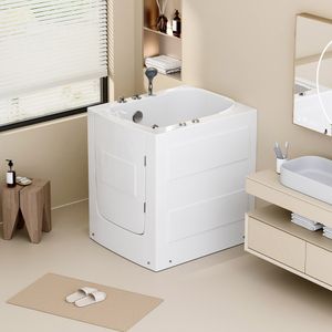 Seniorenbadewanne Vital L (sitzend) 100 x 90 x 115 cm, Rechtsanschlag