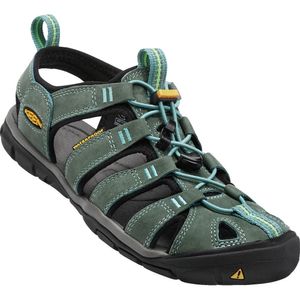 Keen Clearwater CNX Leather Women mineral blue/yellow, Größe:40.5