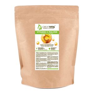 GreatVita | Vitamin C Pulver 800g , Ascorbinsäure