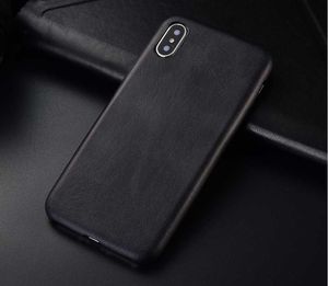 Shieldcase iPhone X / Xs Hülle Leder (schwarz)