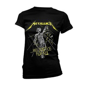 Metallica - "And Justice For All" T-Shirt für Damen PH2434 (XL) (Schwarz)