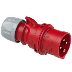 PCE CEE-Stecker 16A 4p 6h IP44/IP54 SHARK rot Starkstrom