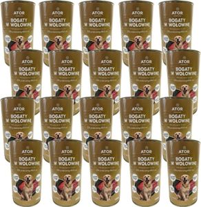 24x 1250g mokra karma dla psów wszystkich ras wołowina dla psów TOP jakość