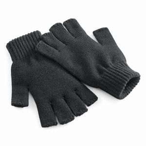 Unisex zimní rukavice Beechfield bez prstů RW2032 (L/XL) (antracitová)