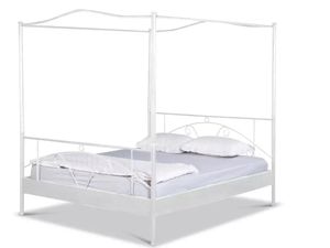 Himmelbett Laura – 160 x 200 cm / weiß