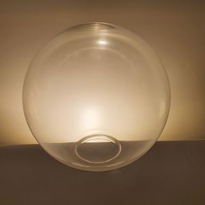 Lampenschirm, Glas klar, Kugelglas für eine Aussenleuchte,Ersatzschirm, Lampenglas, Ersatzglas Ø 20 cm