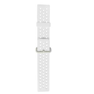 23mm Ersatz Silikon Verstellbares Uhrengurtband für Fit-Bit gegen 2 Lite-Weiss-Größen: L
