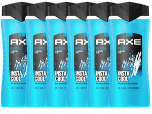 AXE 3in1 Duschgel & Shampoo Ice Chill XL 6x 400ml Showergel Men Shower Gel Herren Männer Shampoo