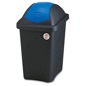 Stefanplast Wiege Multipat, Kunststoff, Schwarz/Blau, 30lt