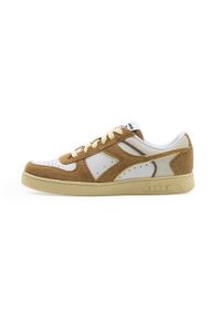 DIADORA Boty pánské kožené hnědé GR84021 - Velikost: 41