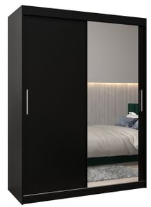 Kleiderschrank, Schiebetürenschrank Schlafzimmer, Schrank mit Spiegel TOKYO 2 150 cm